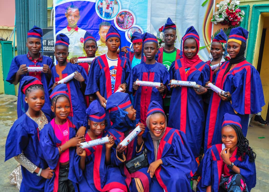 Fortune Model School pupils and staff
