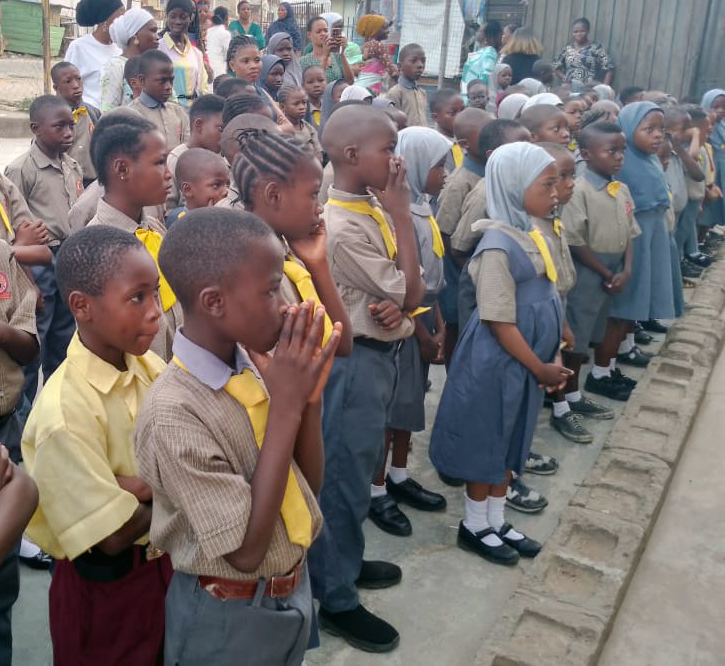 Fortune Model School pupils